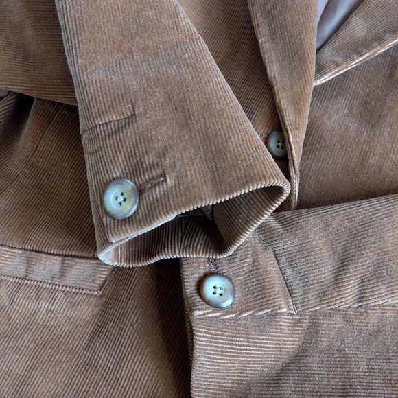 L.L. Bean Women’s Tan Corduroy Blazer Jacket - Picture 15 of 16